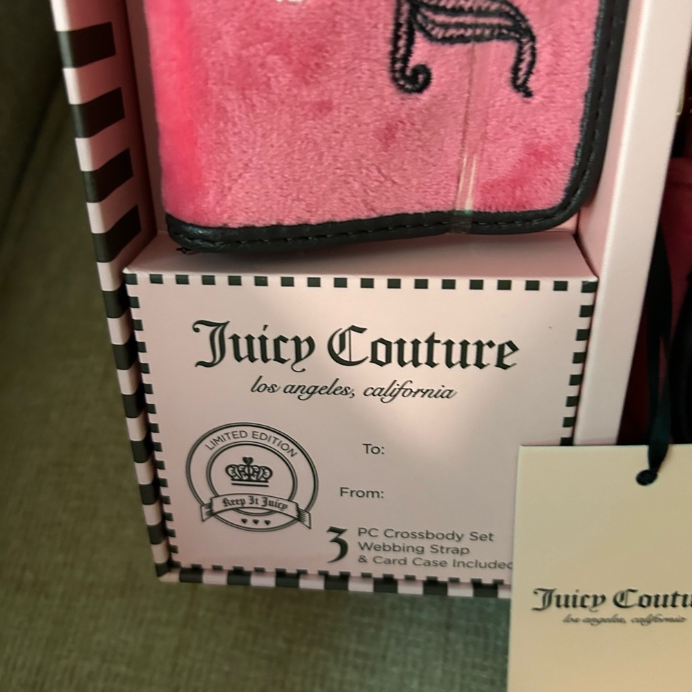 Gorgeous, juicy couture 3 pc crossbody boxed set🩷 - Picture 7 of 7